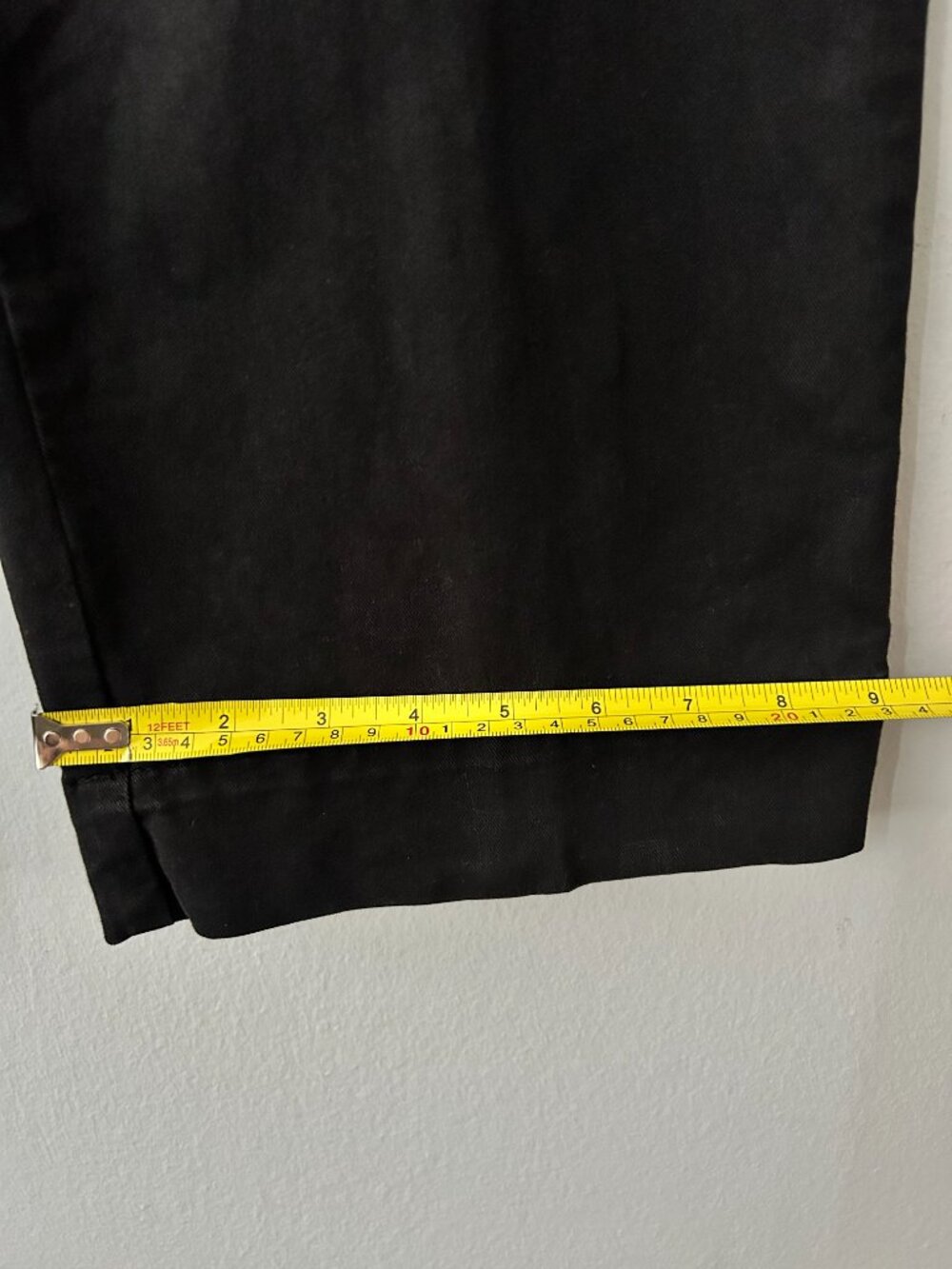 Marine Layer Bridget Wide Leg Crop Pants Black High Rise Size 4 - Picture 10 of 10